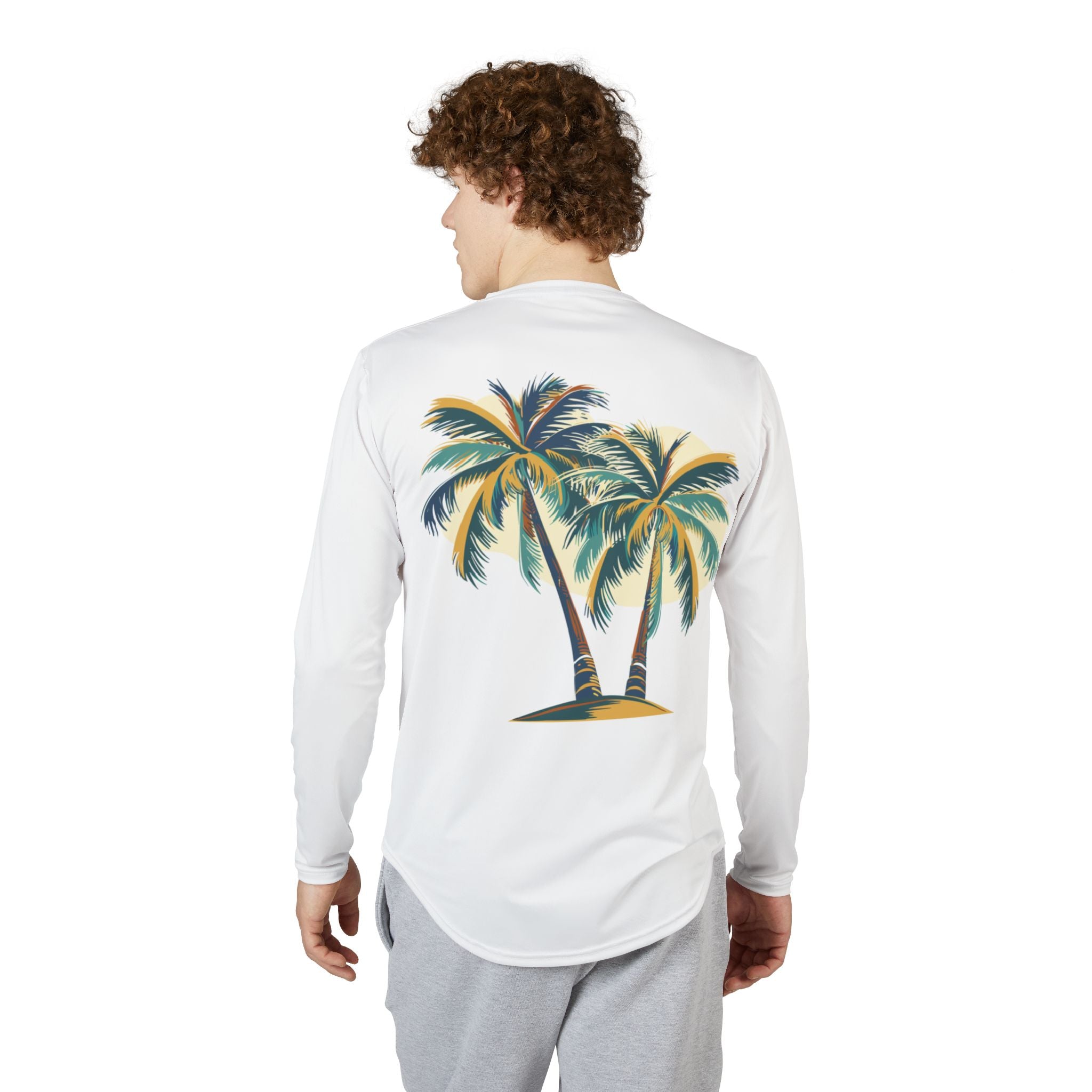California Surf UPF 50+ Shirt | Men's Retro Beach Rash Guard | Vintage Long Sleeve Sun Protection Tee | Veridian Surf Co