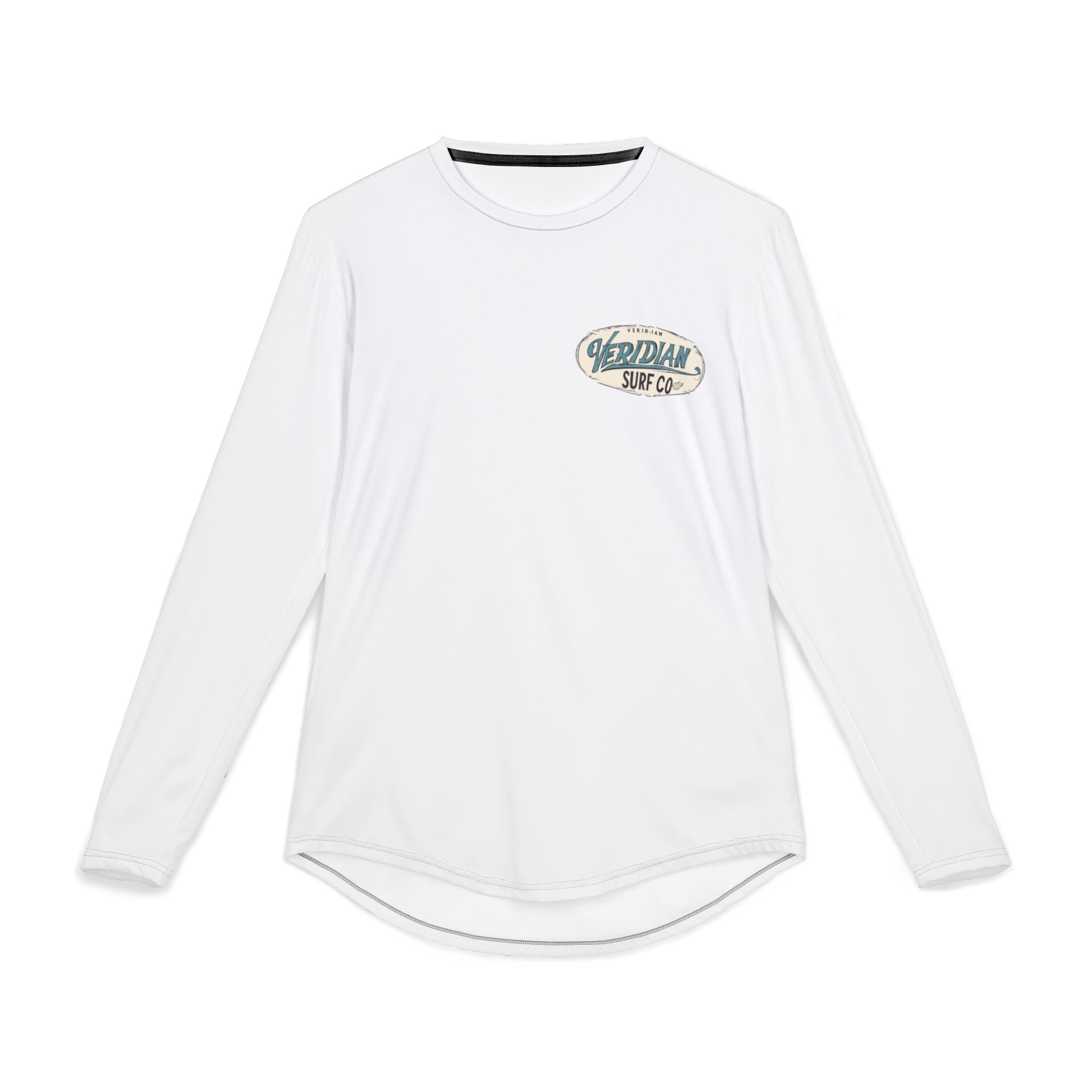 Men's UV Protection Shirt, Barrel Wave Surfing Sun Protection Tee, Veridian Surf Shop, Long Sleeve Rash Guard for Men, Beachwear Clothing